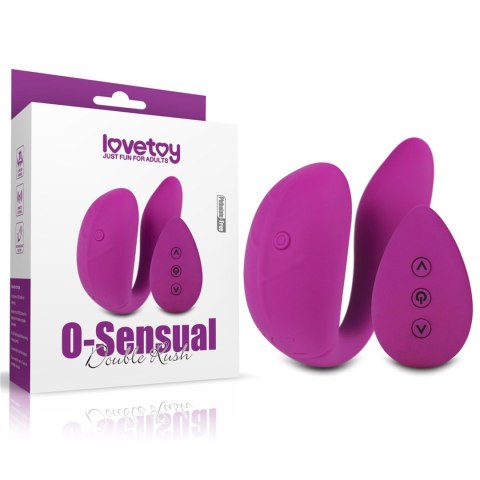 Wibrator silikonowy Lovetoy OSensual stymulator punktu G łechtaczki USB Lovetoy