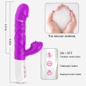 Wibrator silikonowy z językiem B Series Fox USB 23 cm B - Series Fox
