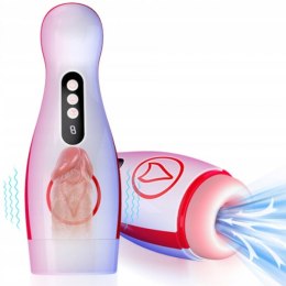 Wibrujący masturbator z ssaniem B-Series Fox B - Series Fox
