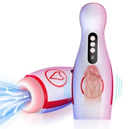 Wibrujący masturbator z ssaniem B-Series Fox B - Series Fox