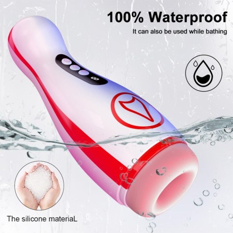 Wibrujący masturbator z ssaniem B-Series Fox B - Series Fox