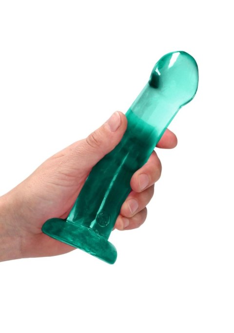 Dildo RealRock Crystal Clear przezroczyste z przyssawką 17 cm RealRock