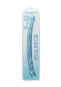 Dildo podwójne RealRock Crystal Clear 42 cm RealRock