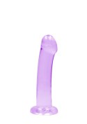 Dildo z przyssawką RealRock Crystal Clear przezroczyste 17 cm RealRock