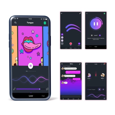 Kulki Kegla Magic Motion Crystal Duo z aplikacją i ciężarkami Magic Motion