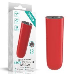 Mini wibrator IJOY ładowany USB wodoodporny 10 funkcji 8 cm Lovetoy