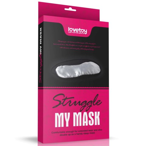 Satynowa opaska na oczy Lovetoy Struggle My Mask Lovetoy