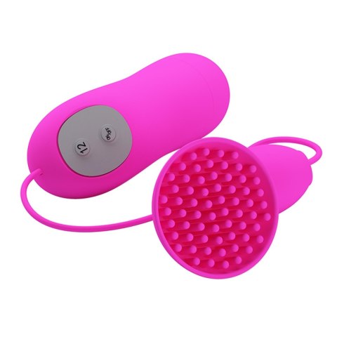 Silikonowy stymulator łechtaczki Pretty Love Brady 12 wibracji Pretty Love