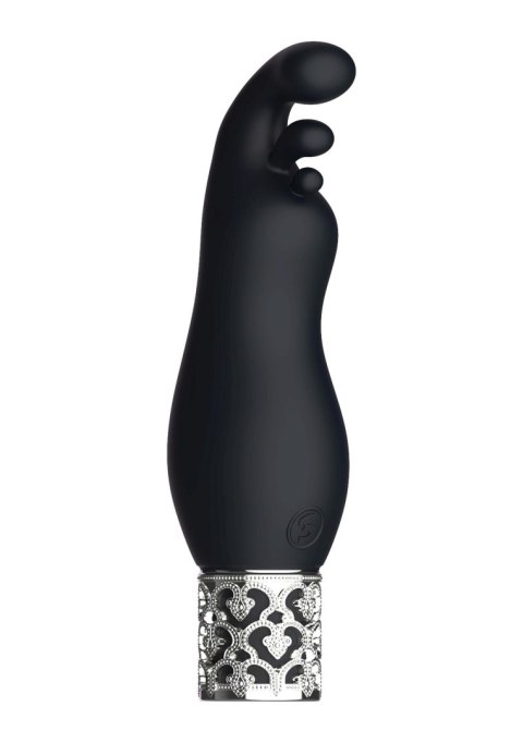 Stymulator łechtaczki silikonowy Royal Gems Exquisite czarny 12 cm Royal Gems