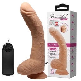 Wibrator realistyczny Baile Beautiful Alex zakrzywiony 28 cm BAILE