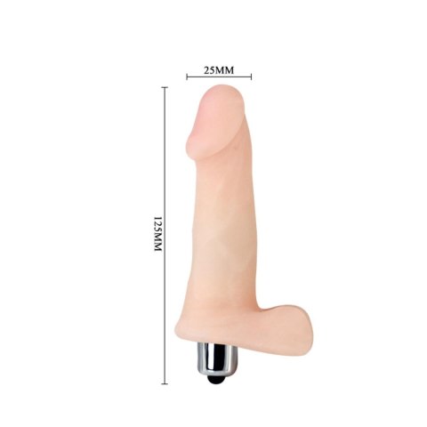 Wibrator realistyczny Baile Slick Pleasure kompaktowy gładki wodoodporny BAILE