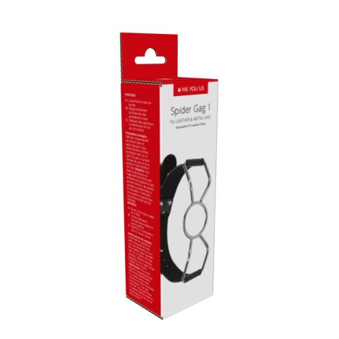 Knebel Me You Us Spider Gag czarny skóra PU Me You Us
