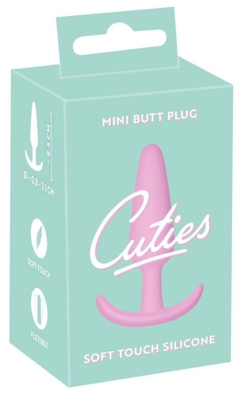 Korek analny Cuties Rose silikonowy 8,4 cm Cuties