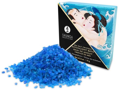 Kryształki soli morskiej do kąpieli Ocean Breeze Shunga niebieskie Shunga