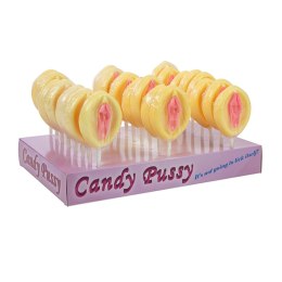 Lizak erotyczny Candy Pussy truskawkowy Candy