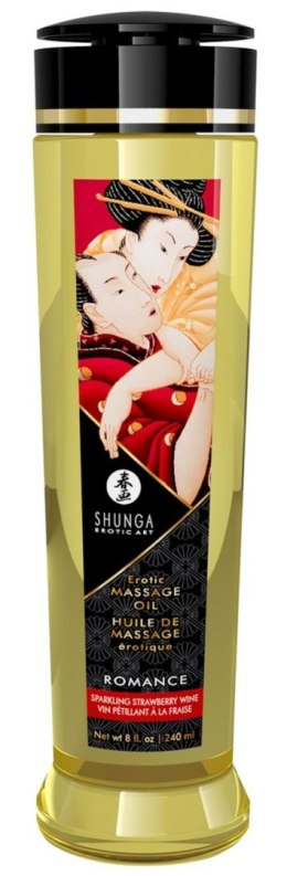 Olejek do masażu erotycznego Shunga Romance truskawka szampan 240 ml Shunga
