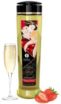 Olejek do masażu erotycznego Shunga Romance truskawka szampan 240 ml Shunga