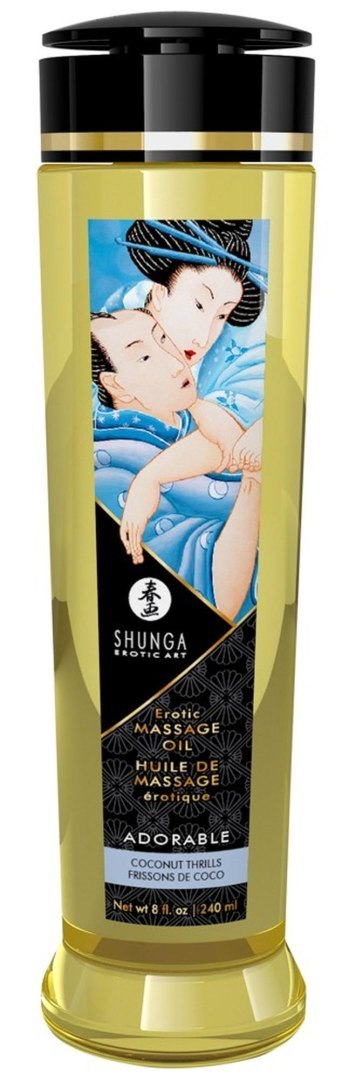 Olejek do masażu erotycznego kokosowy Shunga Adorable 240 ml Shunga