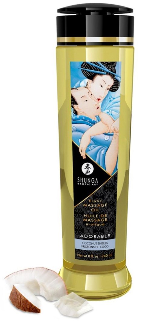 Olejek do masażu erotycznego kokosowy Shunga Adorable 240 ml Shunga