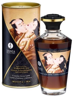 Olejek rozgrzewający do masażu Shunga Creamy Love Latte Shunga