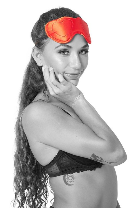 Opaska na oczy Sportsheets Amor satynowa czerwona Sportsheets