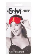 Opaska na oczy Sportsheets Amor satynowa czerwona Sportsheets