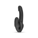 Samonośny strapon Morgan No Parts silikonowy 22 cm czarny No-Parts
