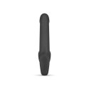 Samonośny strapon Morgan No Parts silikonowy 22 cm czarny No-Parts