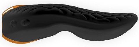 Wibrator podwójny Shunga Aiko silikonowy czarny USB 11 cm Shunga