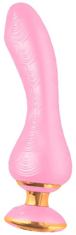 Wibrator punktu G Shunga Sanya silikonowy różowy USB 18,5 cm Shunga
