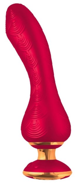 Wibrator punktu G silikonowy Shunga Sanya malinowy USB 18,5 cm Shunga