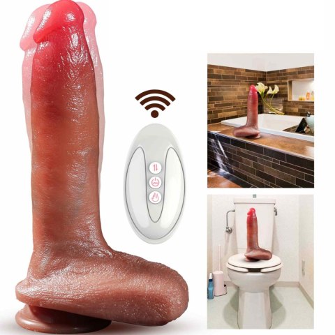 Wibrator realistyczny silikonowy z ogrzewaniem i posuwem B Series Fox USB B - Series Fox