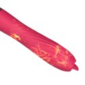 Wibrator silikonowy z ruchomym języczkiem ogrzewany B Series Fox USB B - Series Fox