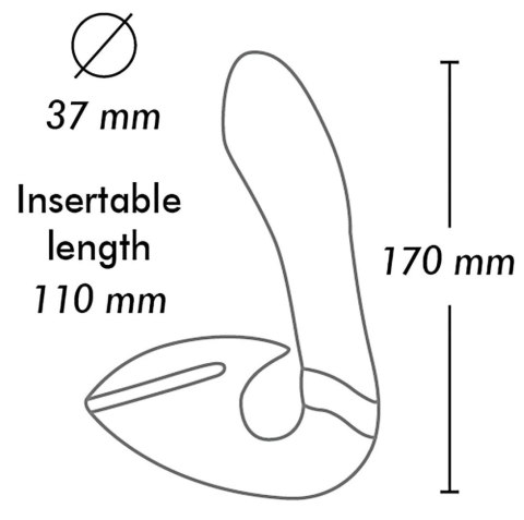 Wibrator stymulator Shunga Soyo fioletowy silikonowy USB 17 cm Shunga