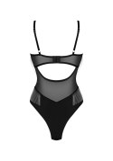 Body Milladis Obsessive czarne z koralikami XS/S Obsessive