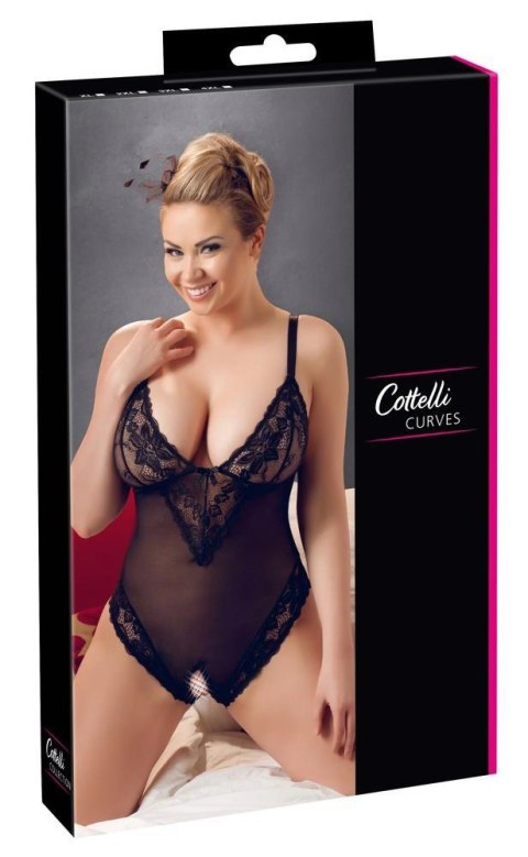 Body erotyczne ouvert z siatki Cottelli Curves 3XL Cottelli CURVES