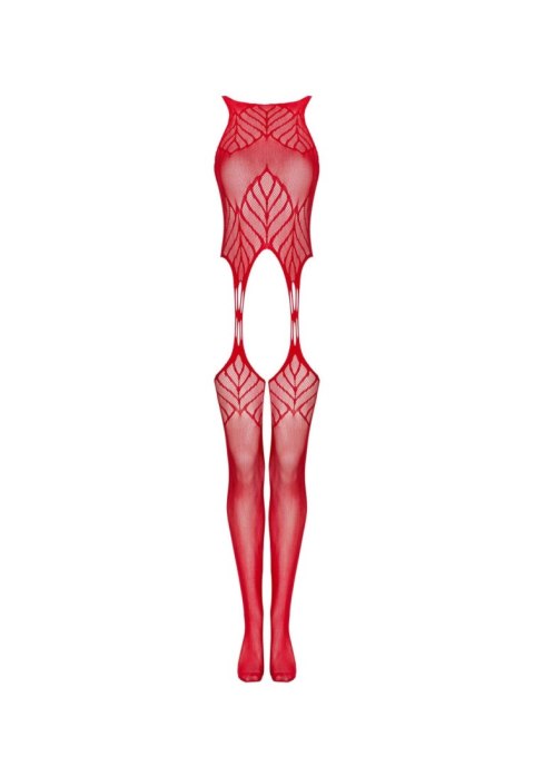 Bodystocking Obsessive N122 czerwony S/M/L Obsessive