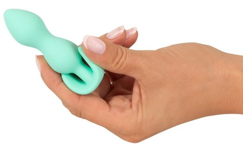 Korek analny mini silikonowy Cuties zielony 8 cm Cuties