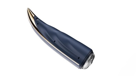 Męski masturbator obrotowy pchający z wibracją B Series Cute niebieski USB B - Series Cute