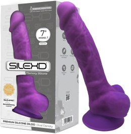Realistyczne dildo Silexd fioletowe 17,5 cm Silexd