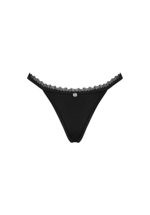 Stringi Obsessive Maderris otwarte czarne XS/S Obsessive