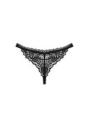 Stringi Obsessive Maderris otwarte czarne XS/S Obsessive
