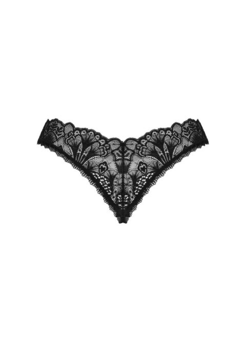 Stringi otwarte Donna Dream Obsessive czarne z koronką XS/S Obsessive