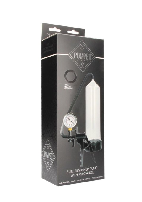 Transparentna pompka próżniowa Pumped Elite Beginner z manometrem 23 cm Pumped