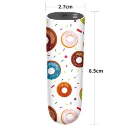 Wibrator mini akumulatorowy Donut Lovetoy 8 cm wodoodporny Lovetoy