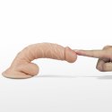 7.5"" Real Extreme Vibrating Dildo Flesh