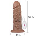 10.5'' Realistic Chubby Vibrating Dildo