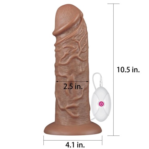 10.5'' Realistic Chubby Vibrating Dildo
