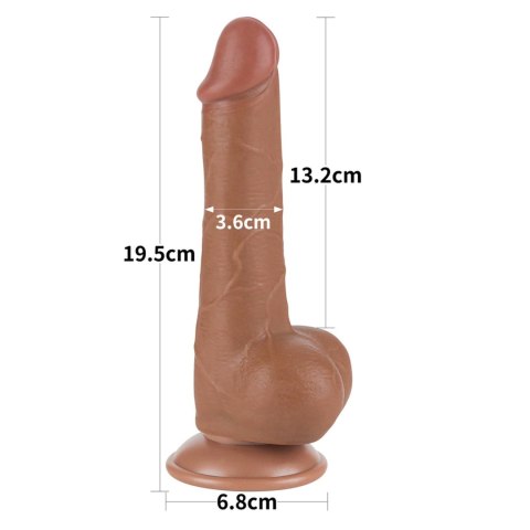 7.5'' Sliding Skin Dual Layer Dong Brown