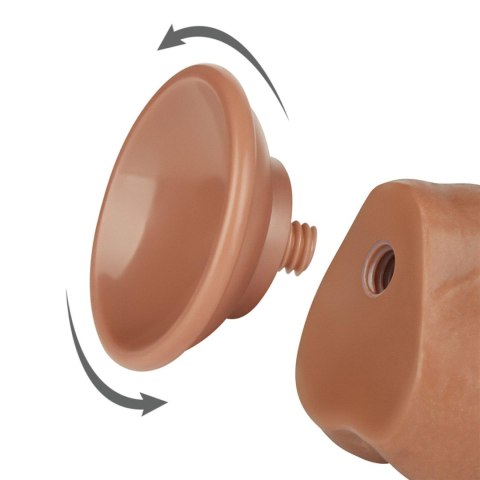 7.5'' Sliding Skin Dual Layer Dong Brown